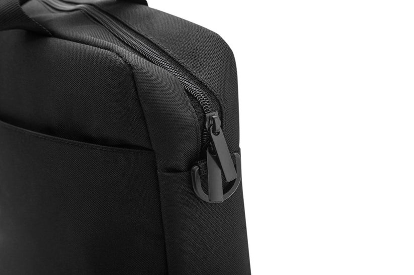 15.6 inch Laptop Shoulder Messenger Sling Office Bag, Water Repellent Fabric for Men and Women (Black)