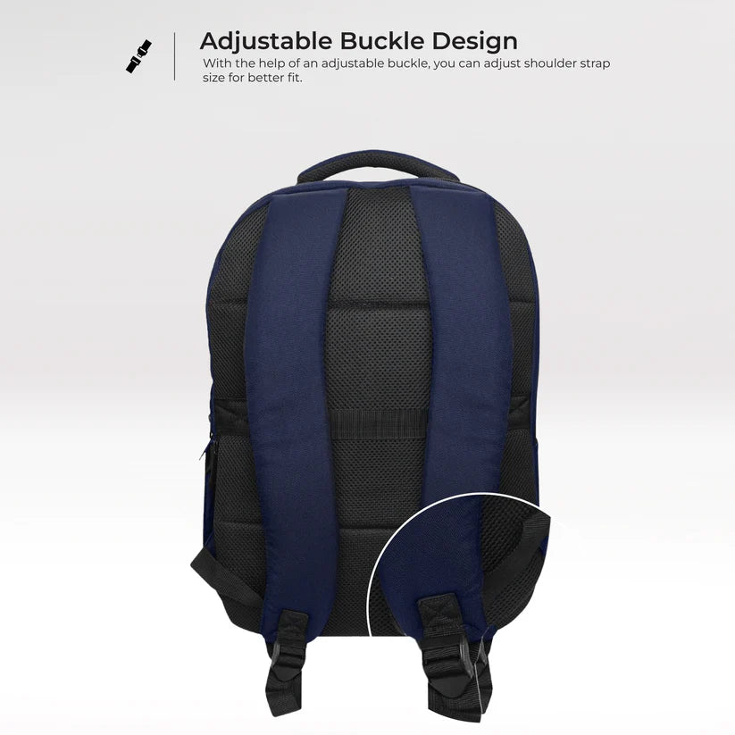 Business Casual 30L Dual Compartment Water Resistant Laptop Backpack (BLUE)