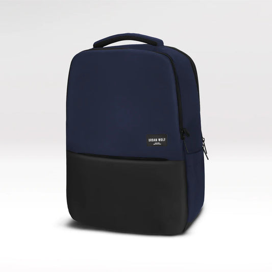 Business Casual 30L Dual Compartment Water Resistant Laptop Backpack (BLUE)