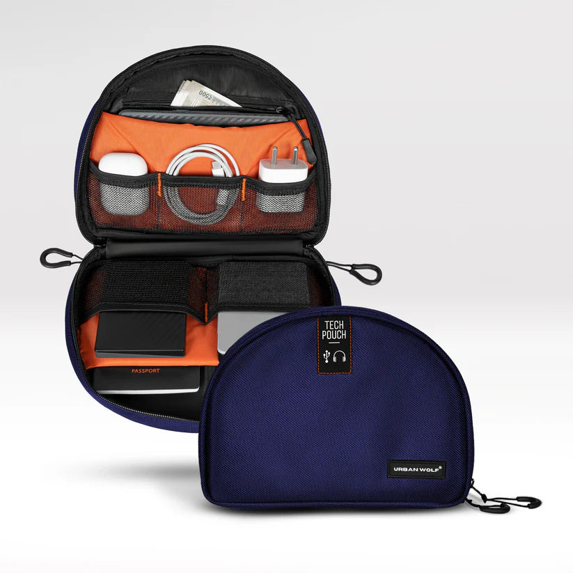 Tech Pouch-Navy Blue