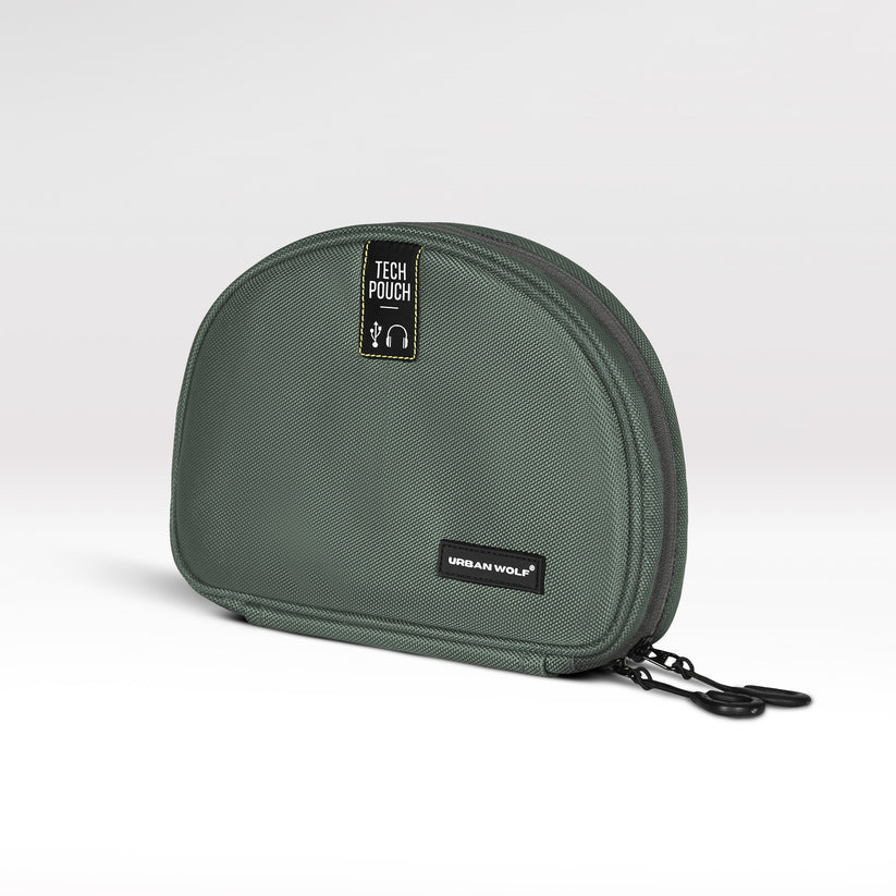 Tech Pouch-Fossil Grey