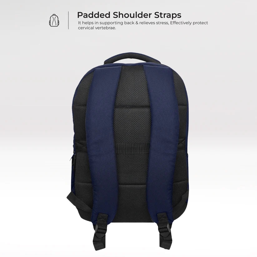 Business Casual 30L Dual Compartment Water Resistant Laptop Backpack (BLUE)