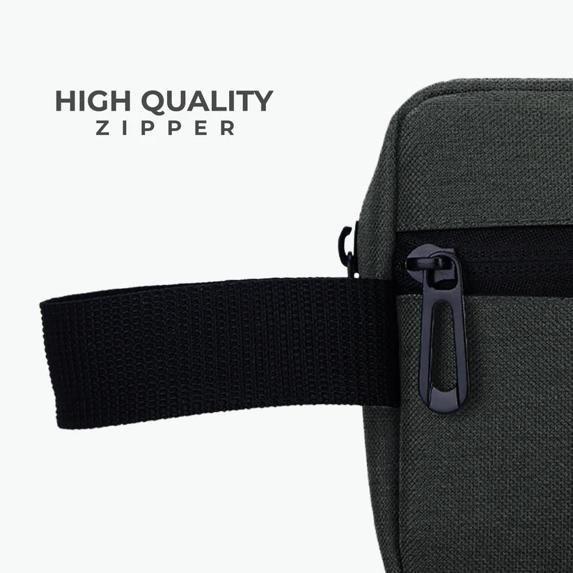 Travel Toiletry Bag for Men and Women: Water-Resistant Shaving Kit/Bag for Toiletry Accessories, Hanging Dopp Kit, Cosmetics Pouch with Multiple Pockets (CHARCOAL)