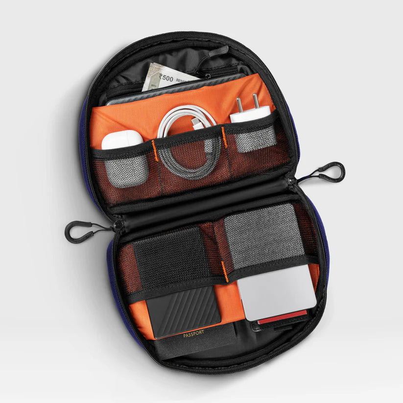 Tech Pouch-Navy Blue