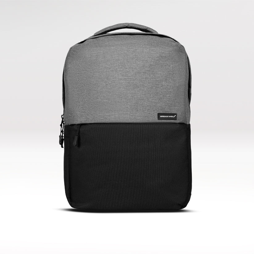Business Casual 20L Dual Compartment Laptop Backpack-(GREY)