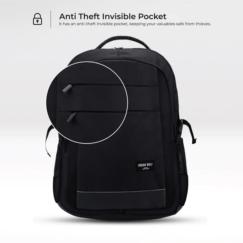 Delta-Black Laptop backpack (BLACK)