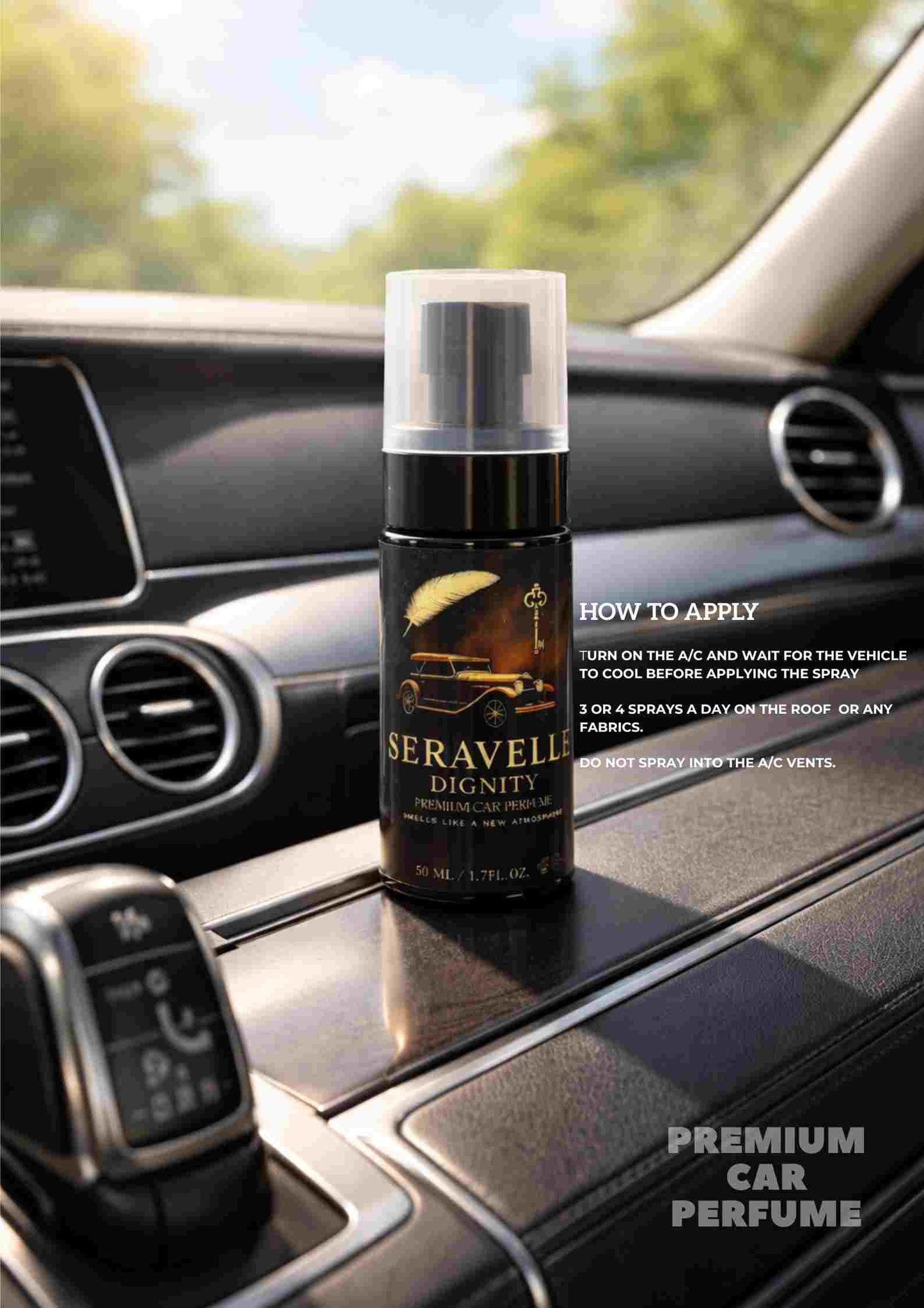 SERAVELLE -DIGNITY-PREMIUM CAR PERFUME