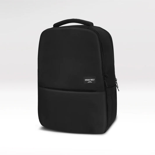 Business Casual 30L Dual Compartment Water Resistant Laptop Backpack (BLACK)