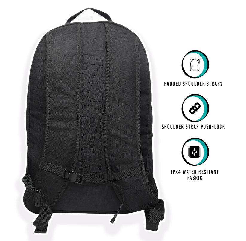 20L Unisex Casual Backpack for College and School-Black.