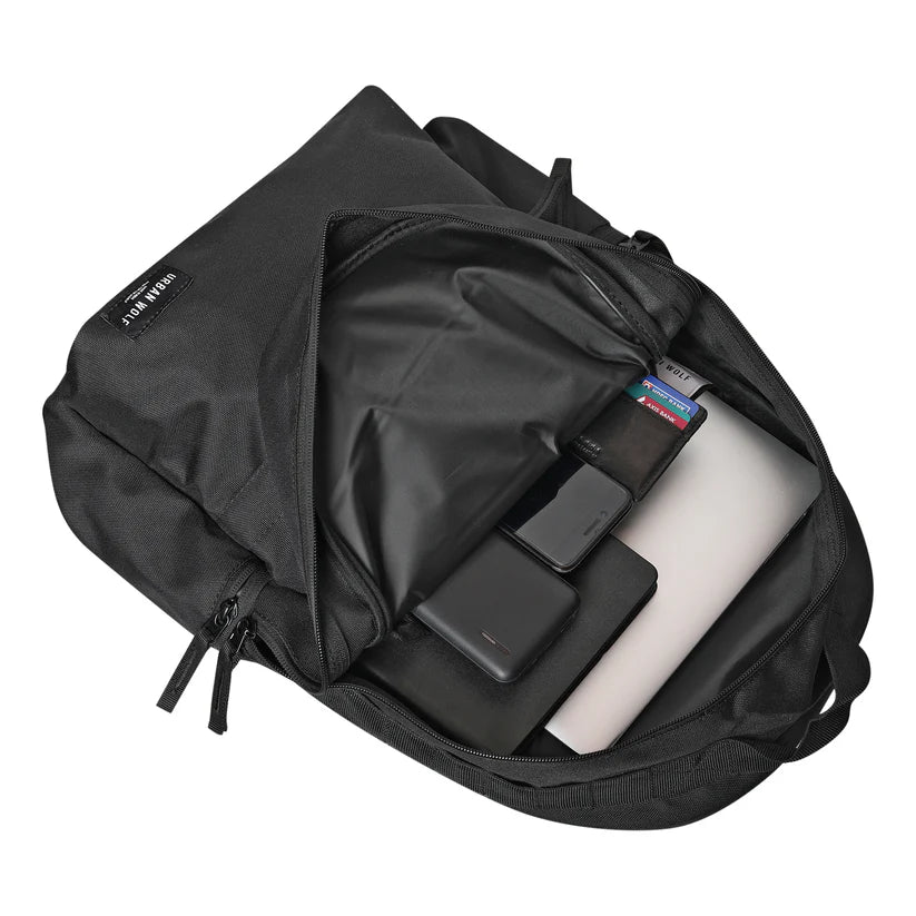 20L Unisex Casual Backpack for College and School-Black.