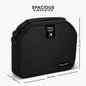 Travel Pouch Large Capacity, Water-Resistant Travel Toiletry Organizer with Multiple Pockets & Hanging Hook Cosmetic Makeup Organizer with Mesh Pockets Travel Kit for Men and Women (Black)
