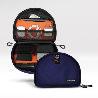 Tech Pouch-Navy Blue