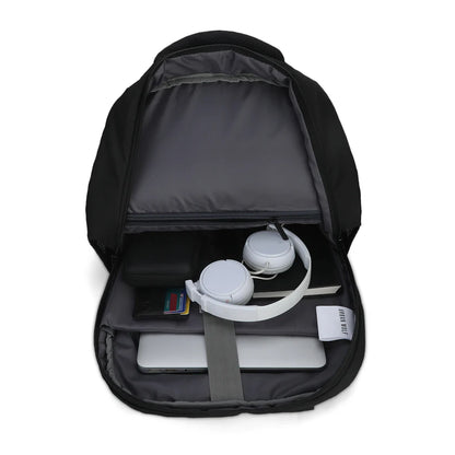 30L Dual Compartment Laptop Backpack (BLACK)