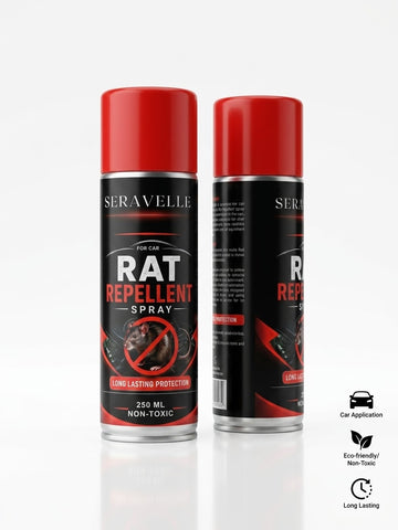 Seravelle Car Rat Repellent Spray – Non-Toxic, Long Lasting Rodent Protection 250ML
